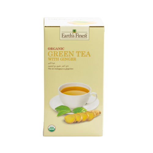 Earth's Finest Organic Green Tea With Ginger