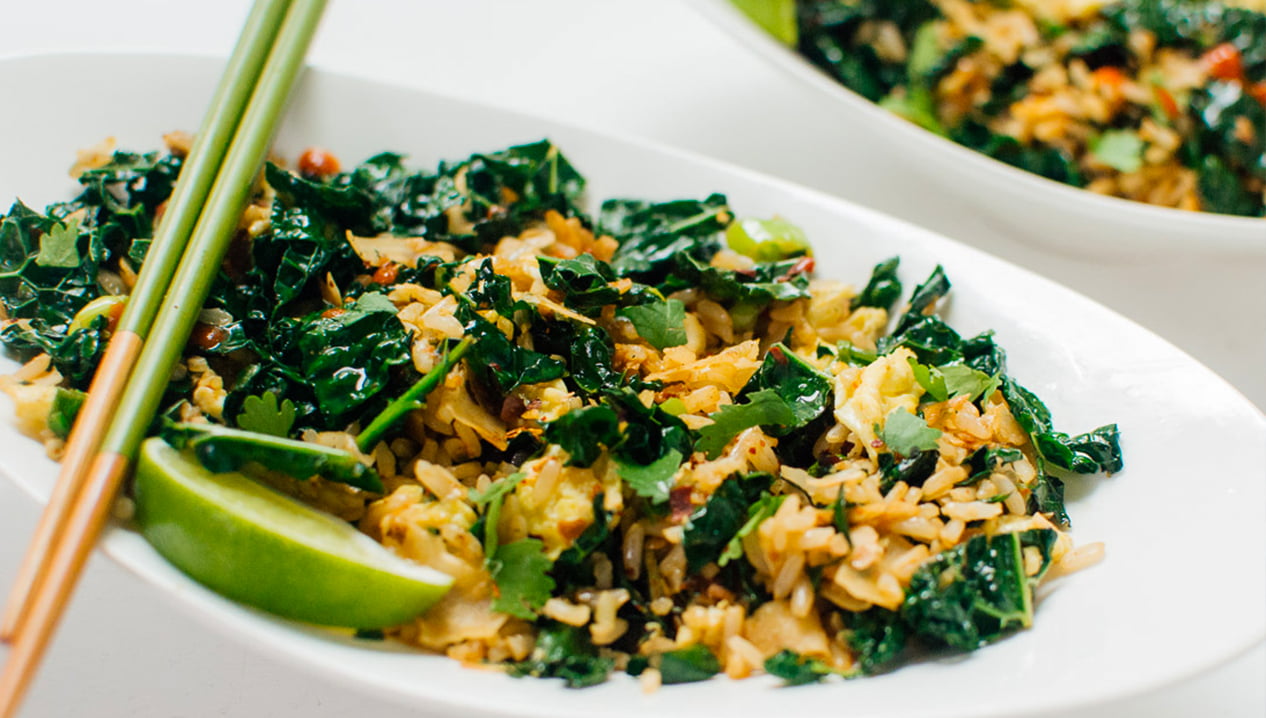 Spicy Kale and Coconut Stir Fry