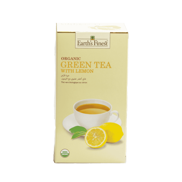 Earth's Finest Organic Green Tea With Lemon