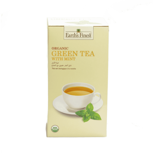 Earth's Finest Organic Green Tea With Mint
