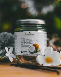 Earth's Finest Extra Virgin Coconut Oil With Vanilla