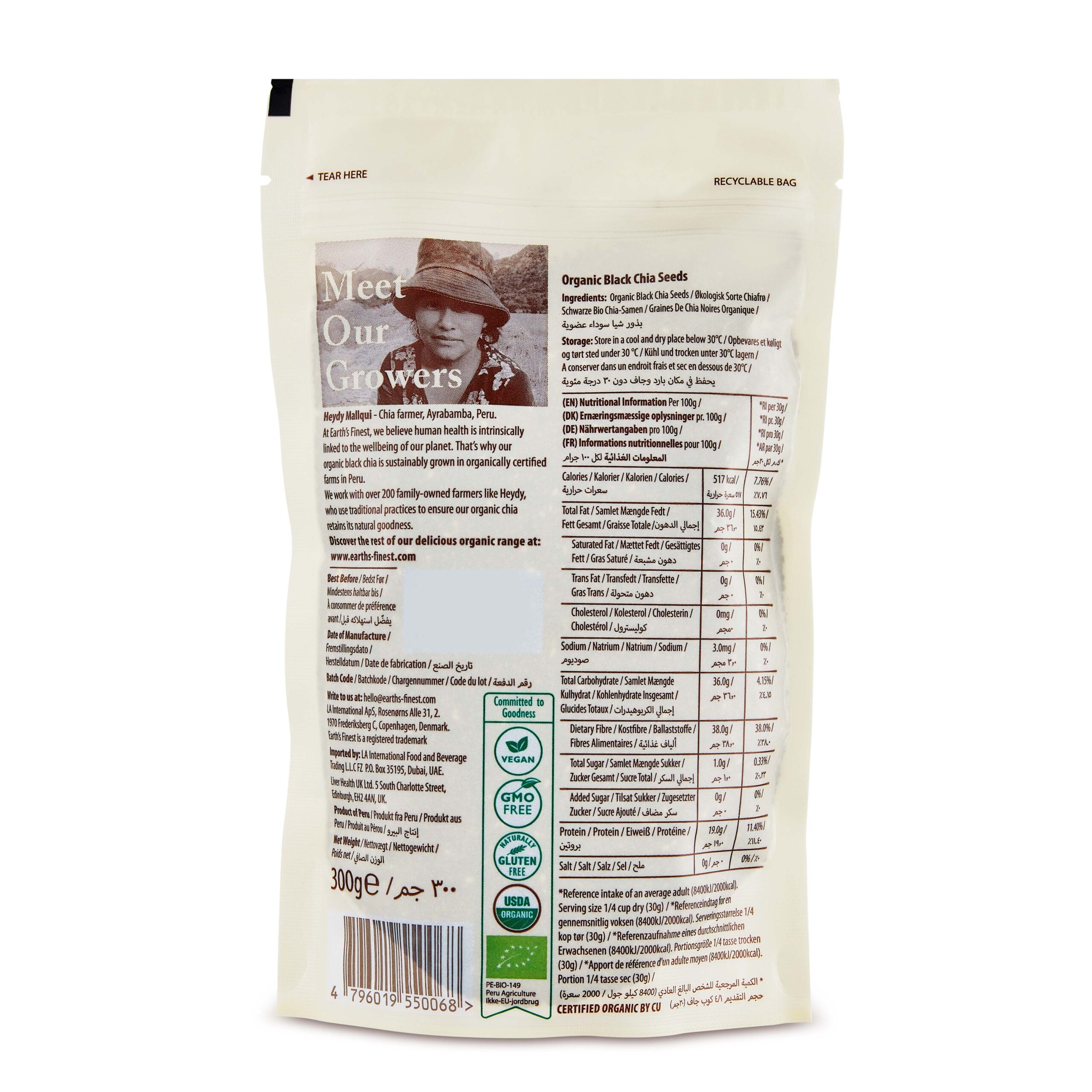 Organic Black Chia Seeds